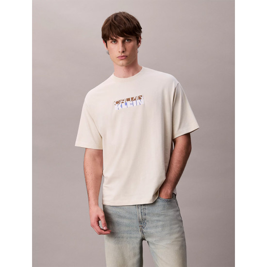 Calvin Klein Ανδρική κοντομάνικη μπλούζα Block Logo Graphic Relaxed T-Shirt